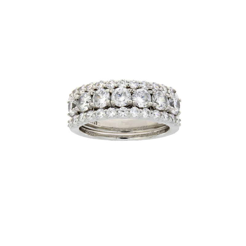 Natural Cubic Zirconium CZ SS Bridal Sterling Silver