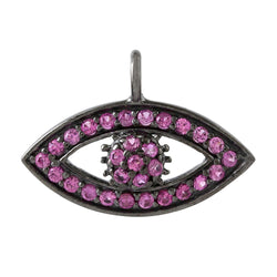 Natural Sapphire Charm Pendant 925 Sterling Silver Jewelry